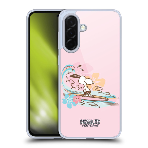 Peanuts Beach Snoopy Surf Soft Gel Case for Samsung Galaxy A36 5G