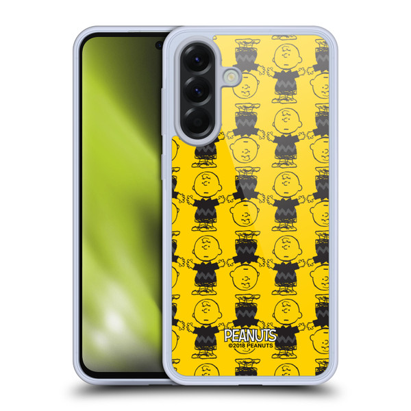 Peanuts Charlie Brown Patterns 2 Soft Gel Case for Samsung Galaxy A56 5G