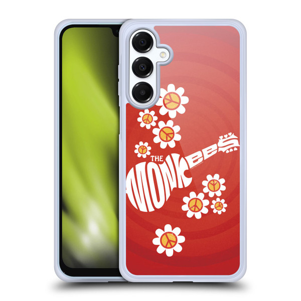 The Monkees Graphics Pattern In Red Soft Gel Case for Samsung Galaxy A16 5G & MagSafe