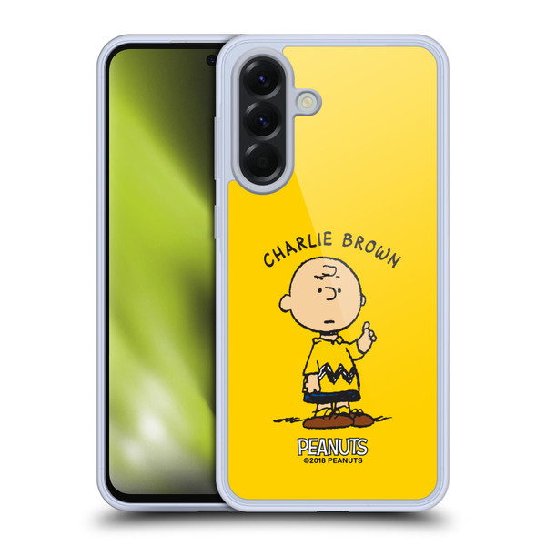 Peanuts Characters Charlie Brown Soft Gel Case for Samsung Galaxy A56 5G