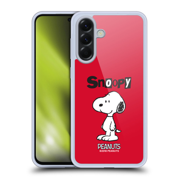 Peanuts Characters Snoopy Soft Gel Case for Samsung Galaxy A56 5G