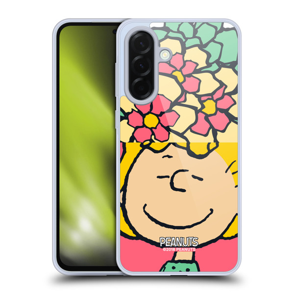 Peanuts Halfs And Laughs Sally Flowers Soft Gel Case for Samsung Galaxy A36 5G