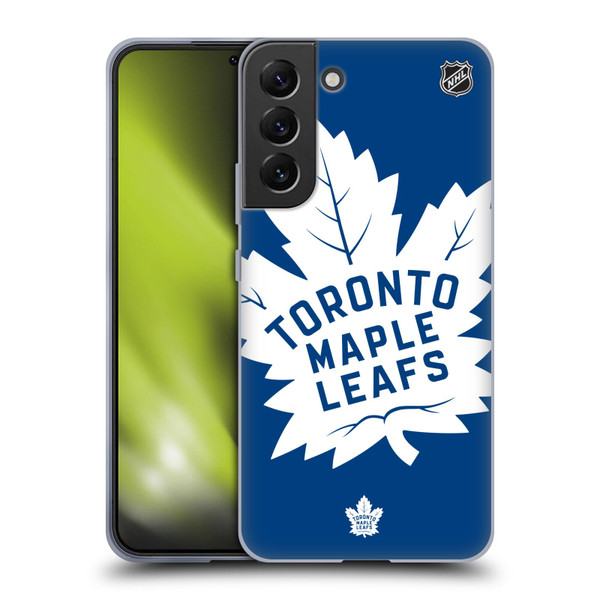 NHL Toronto Maple Leafs Oversized Soft Gel Case for Samsung Galaxy S22+ 5G & MagSafe