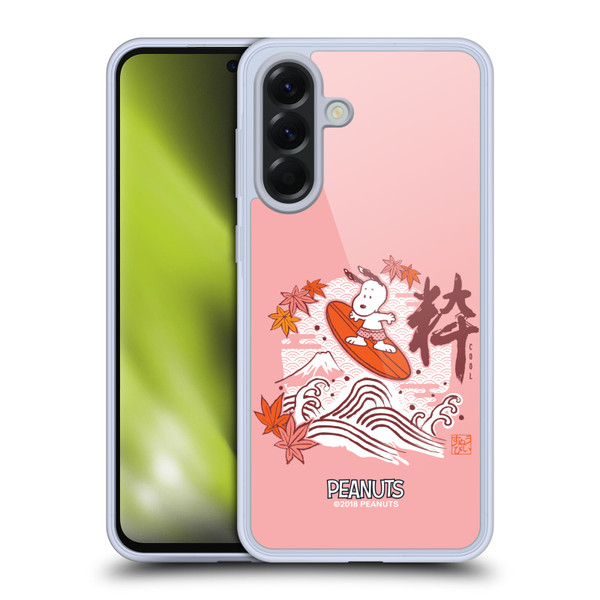Peanuts Oriental Snoopy Surf Soft Gel Case for Samsung Galaxy A56 5G