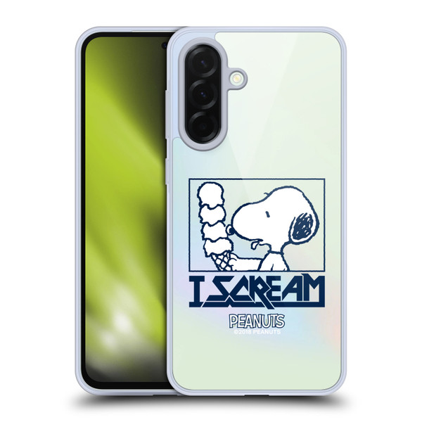 Peanuts Rock Tees Snoopy I Scream Soft Gel Case for Samsung Galaxy A36 5G