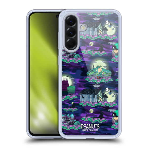 Peanuts Spooktacular Snoopy Patterns Soft Gel Case for Samsung Galaxy A56 5G