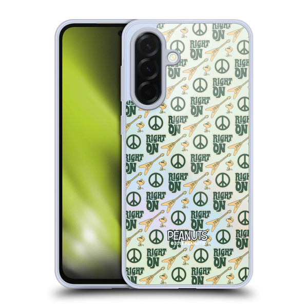 Peanuts Woodstock 50th Right On Pattern Soft Gel Case for Samsung Galaxy A36 5G