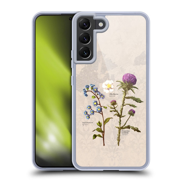 Outlander Graphics Flowers Soft Gel Case for Samsung Galaxy S22+ 5G & MagSafe
