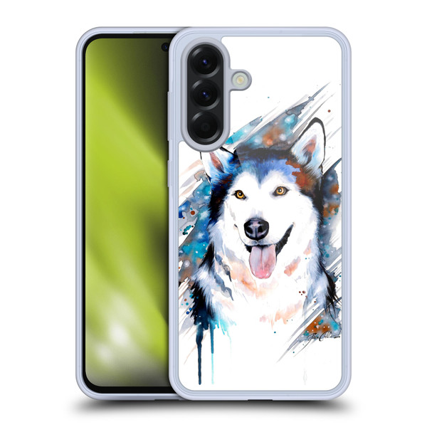 Pixie Cold Animals Husky Soft Gel Case for Samsung Galaxy A56 5G