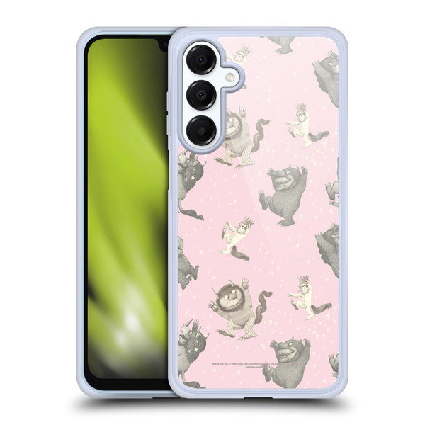 Where the Wild Things Are Literary Graphics Pink Pattern Soft Gel Case for Samsung Galaxy A16 5G & MagSafe