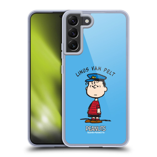 Peanuts Characters Linus van Pelt Soft Gel Case for Samsung Galaxy S22+ 5G & MagSafe