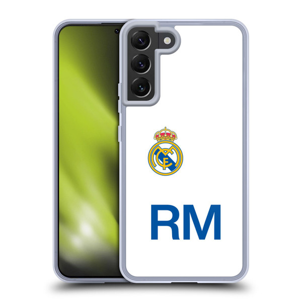 Real Madrid CF Origin RM Logo Soft Gel Case for Samsung Galaxy S22+ 5G & MagSafe
