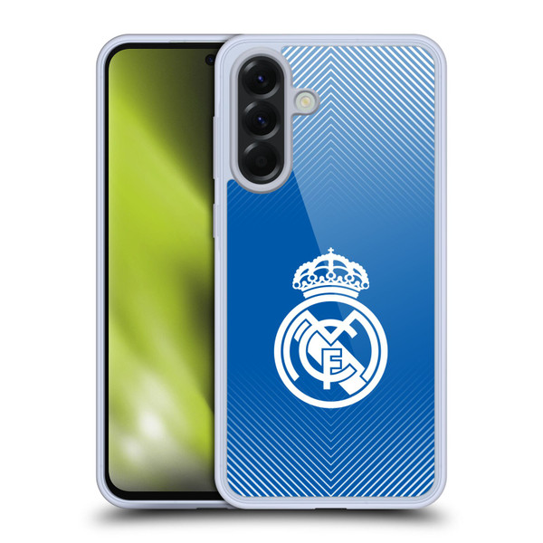 Real Madrid CF Origin Logo Blue Soft Gel Case for Samsung Galaxy A56 5G