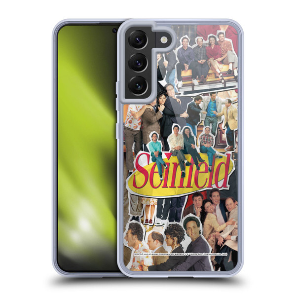 Seinfeld Graphics Collage Soft Gel Case for Samsung Galaxy S22+ 5G & MagSafe