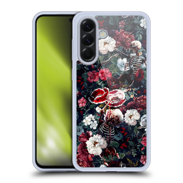 Riza Peker Skulls 9 Skeletal Bloom Soft Gel Case for Samsung Galaxy A56 5G