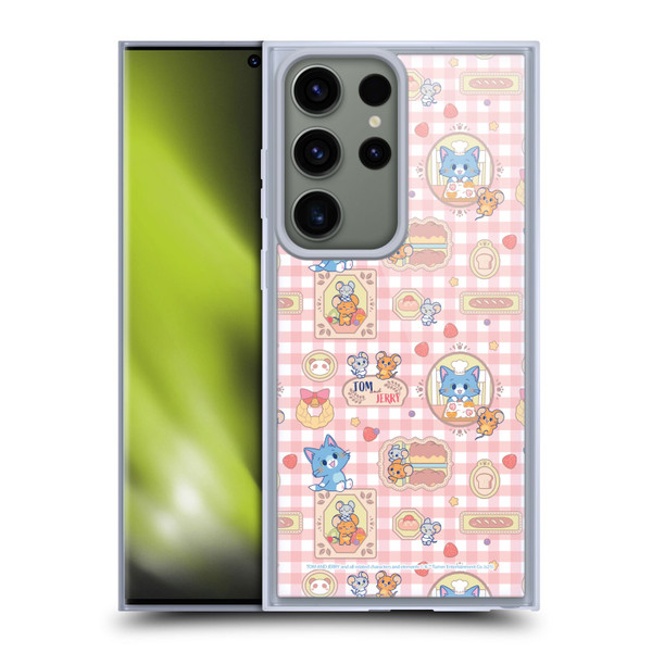 Tom and Jerry Gokko Graphics Baking Pattern Soft Gel Case for Samsung Galaxy S23 Ultra 5G & MagSafe