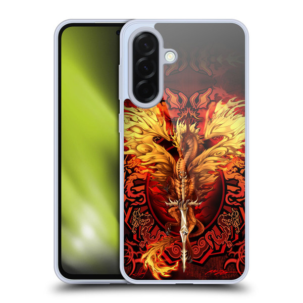 Ruth Thompson Dragons Flameblade Soft Gel Case for Samsung Galaxy A36 5G