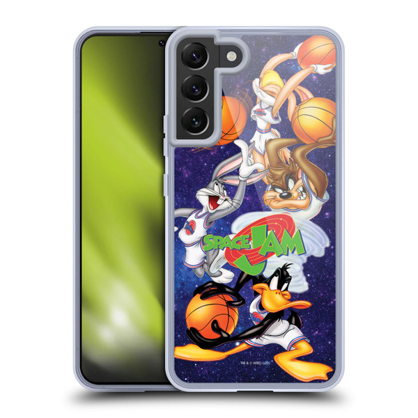 Space Jam (1996) Graphics Poster Soft Gel Case for Samsung Galaxy S22+ 5G & MagSafe