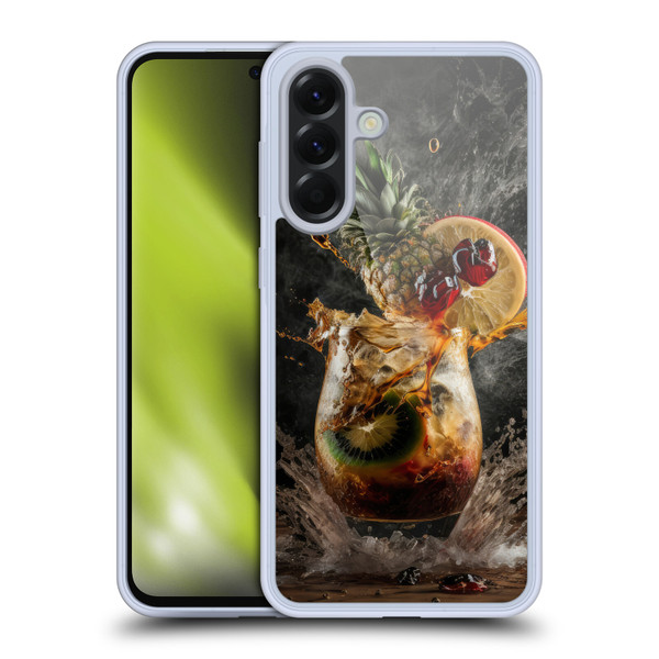Spacescapes Cocktails Exploding Mai Tai Soft Gel Case for Samsung Galaxy A56 5G