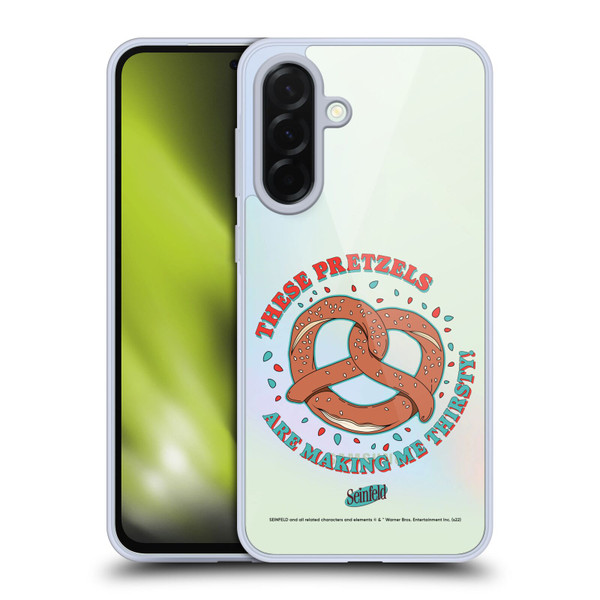 Seinfeld Graphics These Pretzels Soft Gel Case for Samsung Galaxy A36 5G