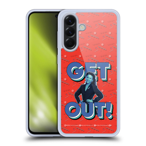 Seinfeld Graphics Get Out! Soft Gel Case for Samsung Galaxy A56 5G