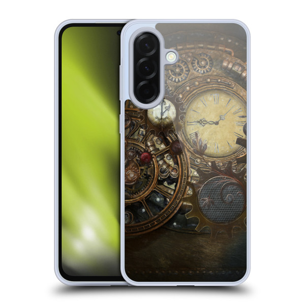 Simone Gatterwe Steampunk Clocks Soft Gel Case for Samsung Galaxy A36 5G