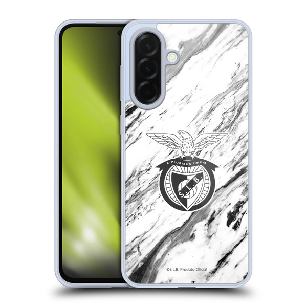 S.L. Benfica 2021/22 Crest Marble Soft Gel Case for Samsung Galaxy A36 5G
