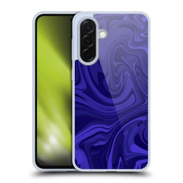 Suzan Lind Marble Indigo Soft Gel Case for Samsung Galaxy A36 5G