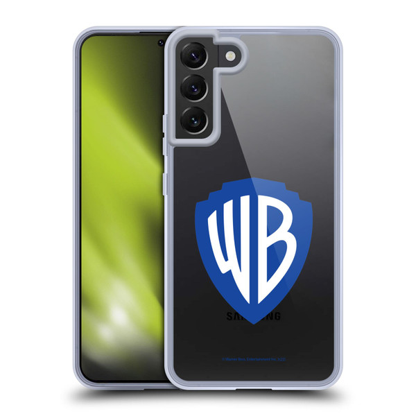 Warner Bros. Shield Logo Plain Soft Gel Case for Samsung Galaxy S22+ 5G & MagSafe