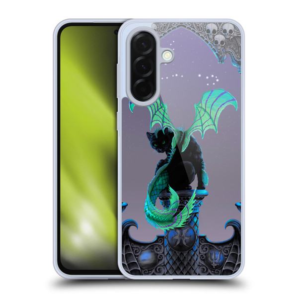 Stanley Morrison Dragons 2 Gothic Winged Cat Soft Gel Case for Samsung Galaxy A36 5G