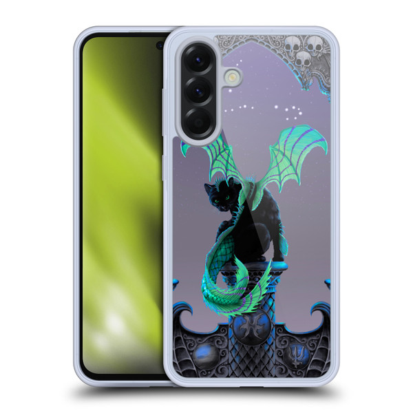 Stanley Morrison Dragons 2 Gothic Winged Cat Soft Gel Case for Samsung Galaxy A56 5G