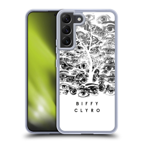 Biffy Clyro Graphics Eyes Soft Gel Case for Samsung Galaxy S22+ 5G & MagSafe
