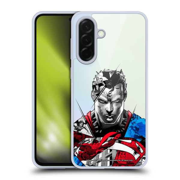 Superman DC Comics 80th Anniversary Collage Soft Gel Case for Samsung Galaxy A36 5G