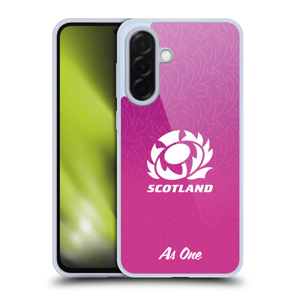 Scotland Rugby Graphics Gradient Pattern Soft Gel Case for Samsung Galaxy A36 5G