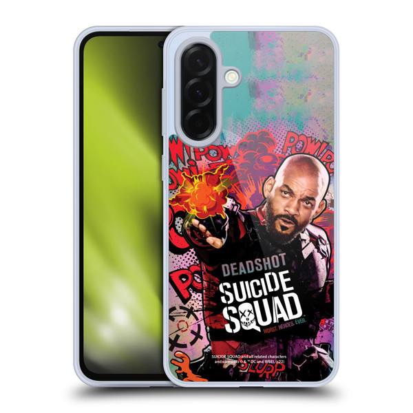 Suicide Squad 2016 Graphics Deadshot Poster Soft Gel Case for Samsung Galaxy A36 5G