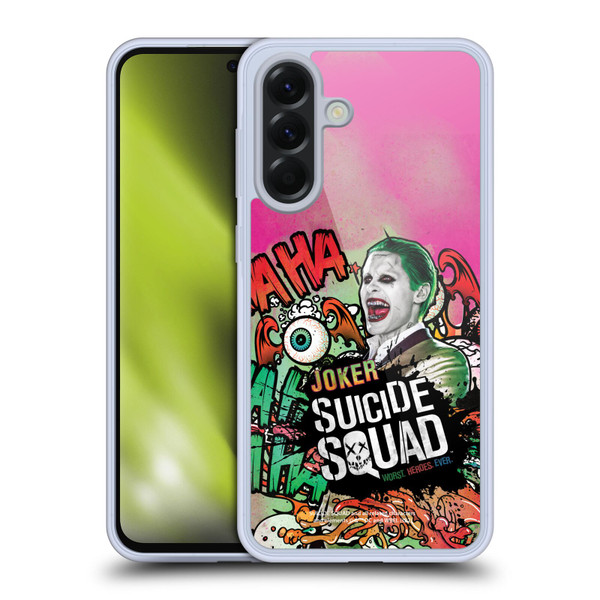 Suicide Squad 2016 Graphics Joker Poster Soft Gel Case for Samsung Galaxy A56 5G