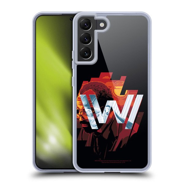 Westworld Logos Bernard Soft Gel Case for Samsung Galaxy S22+ 5G & MagSafe