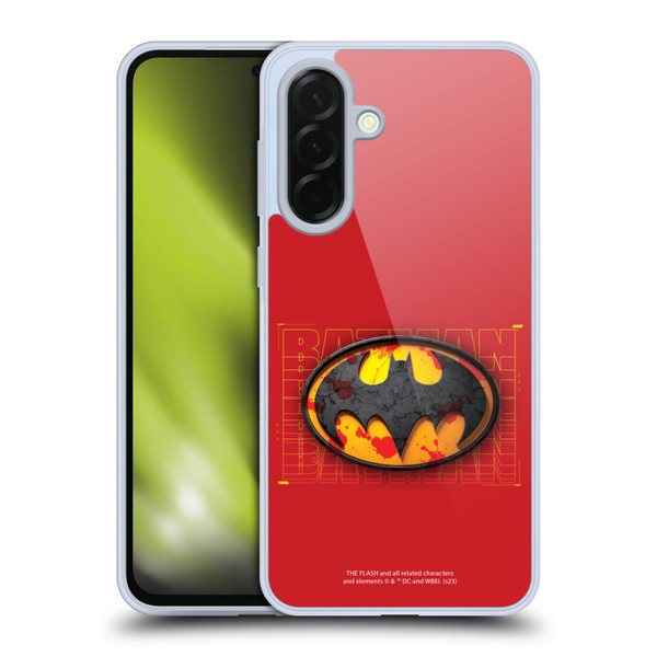 The Flash 2023 Graphics Batman Logo Soft Gel Case for Samsung Galaxy A36 5G