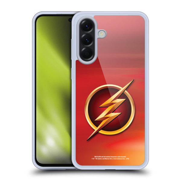 The Flash TV Series Logos Red Soft Gel Case for Samsung Galaxy A56 5G
