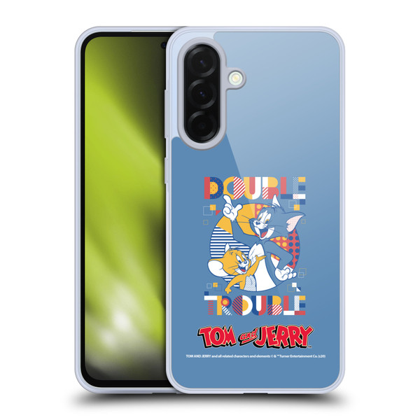 Tom and Jerry Color Blocks Double Trouble Soft Gel Case for Samsung Galaxy A36 5G