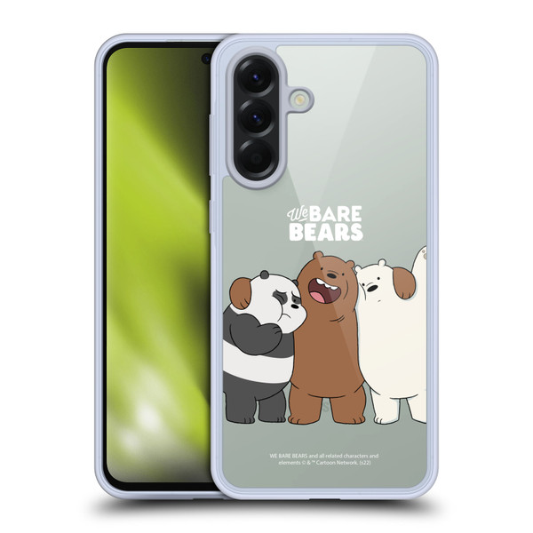 We Bare Bears Character Art Group 1 Soft Gel Case for Samsung Galaxy A56 5G