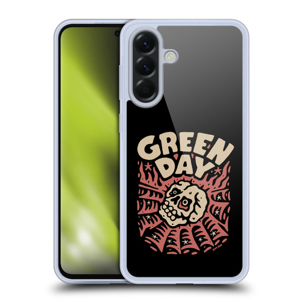 Green Day Graphics Skull Spider Soft Gel Case for Samsung Galaxy A56 5G