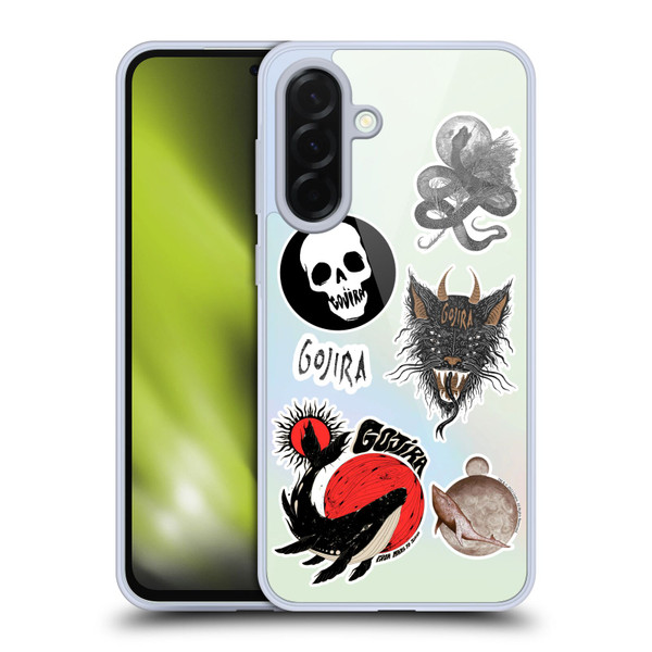 Gojira Graphics Sticker Print Soft Gel Case for Samsung Galaxy A36 5G