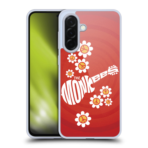 The Monkees Graphics Pattern In Red Soft Gel Case for Samsung Galaxy A36 5G