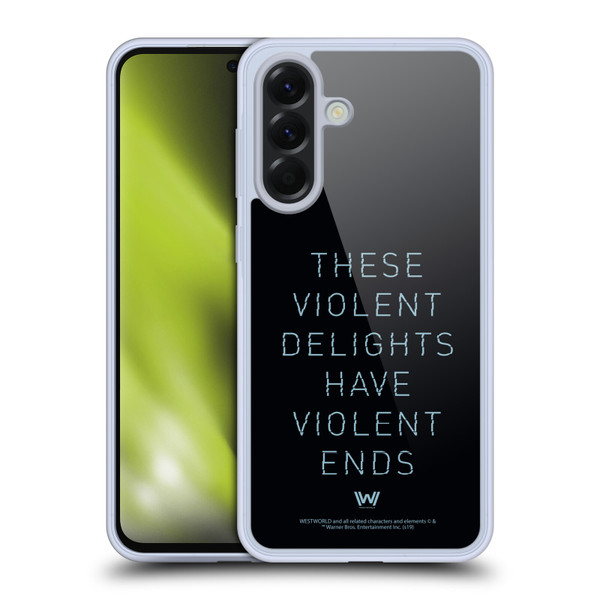 Westworld Graphics Violent Delights Soft Gel Case for Samsung Galaxy A56 5G