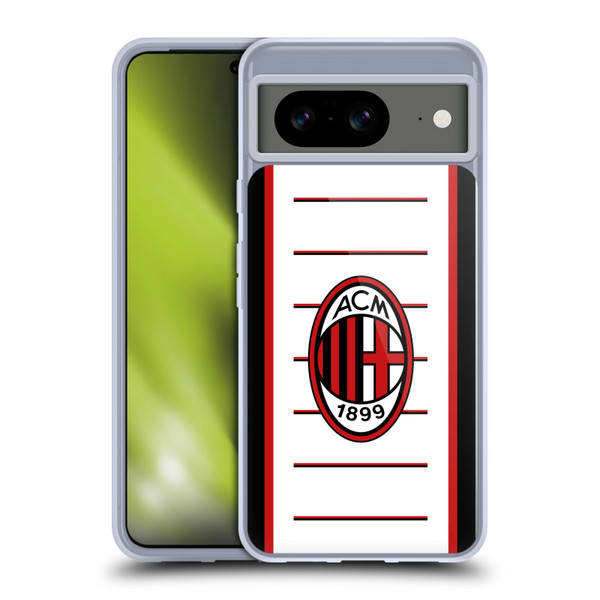 AC Milan 2022/23 Away Kit Soft Gel Case for Google Pixel 8