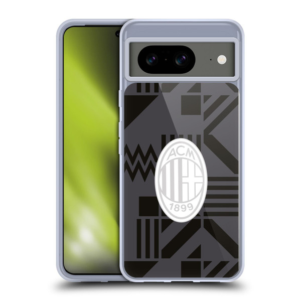 AC Milan 2022/23 Pre Match Kit Soft Gel Case for Google Pixel 8