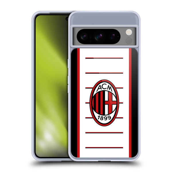 AC Milan 2022/23 Away Kit Soft Gel Case for Google Pixel 8 Pro