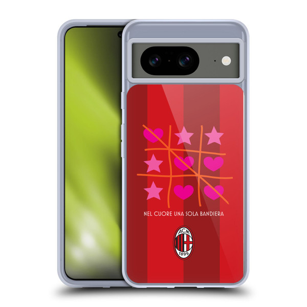 AC Milan Children Tic Tac Toe Soft Gel Case for Google Pixel 8