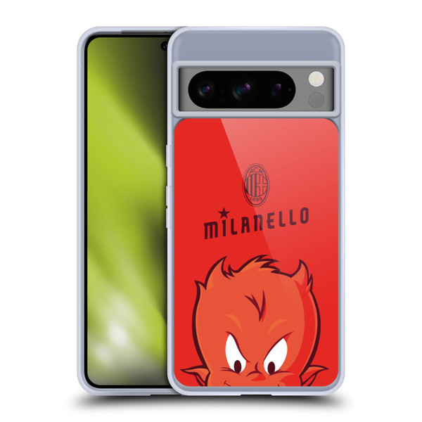 AC Milan Children Milanello Soft Gel Case for Google Pixel 8 Pro